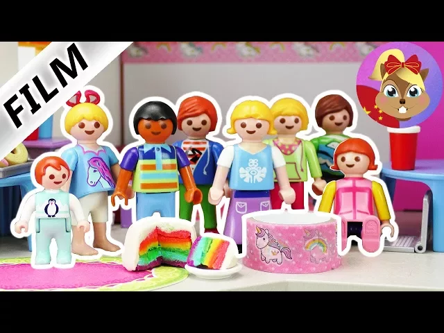 摩比游戏 playmobil 玩偶影片 汉娜和戴夫在皮皮家里玩 做客过家家